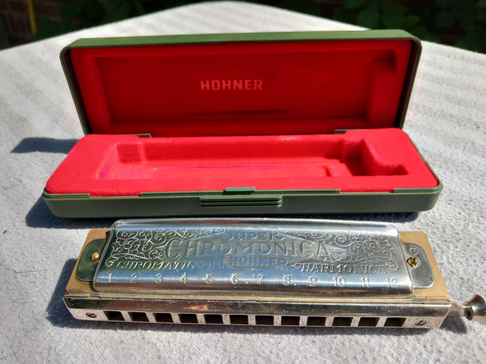 Hohner Super Chromonica 270 C-mondharmonica met doosje, Ophalen of Verzenden