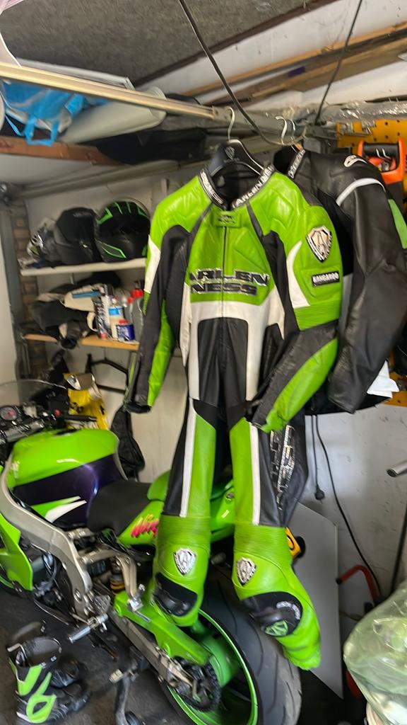 Kawasaki motorpak, green race, Motoren, Kleding | Motorkleding, Ophalen of Verzenden, Tweedehands, Overall