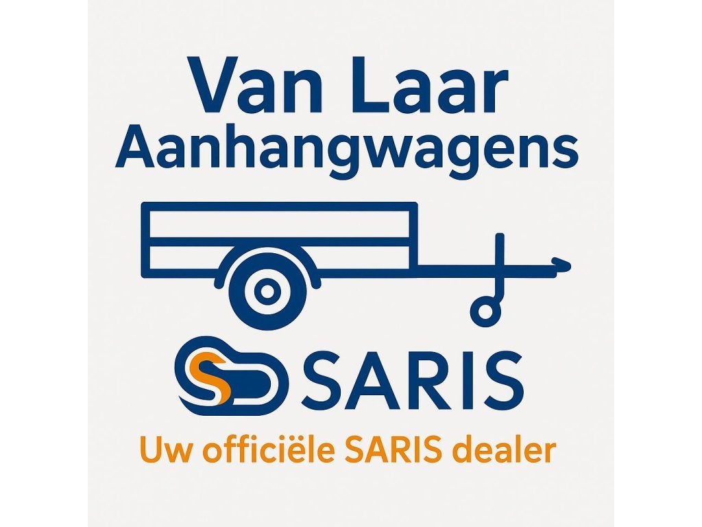NIEUW Saris McAlu aanhangwagen Kantelbaar + Laadklep, Saris aanhanhangwagens, Nieuw, Niet ingevuld, Metaalweg Hapert