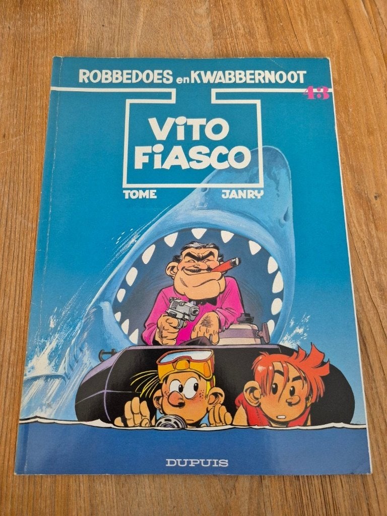 Robbedoes en Kwabbernoot - Vito Fiasco Tome  Janry, Eén stripboek, Ophalen of Verzenden, Gelezen