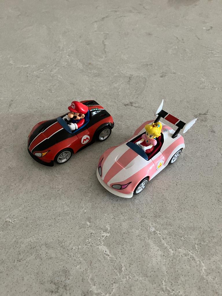 Super Mario auto’s, Kinderen en Baby's, Speelgoed | Speelgoedvoertuigen, Ophalen of Verzenden, Gebruikt
