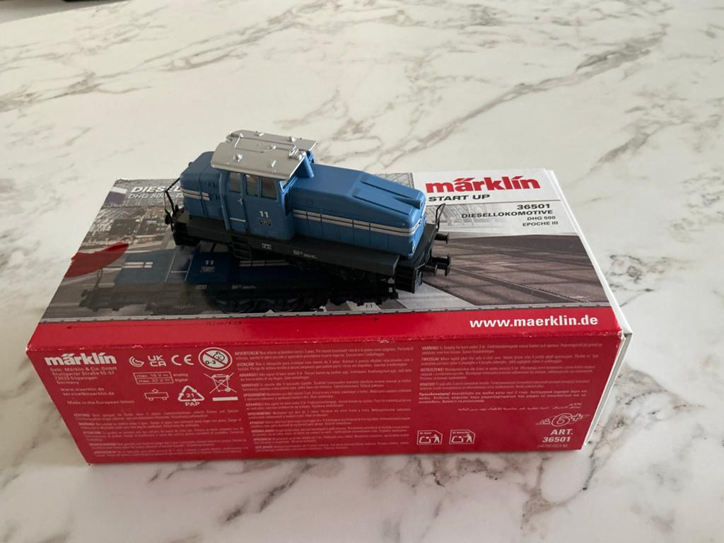 Märklin Start up - Diesellocomotief DHG 500 - H0 (36501), Ophalen, Wisselstroom, Gebruikt, Locomotief
