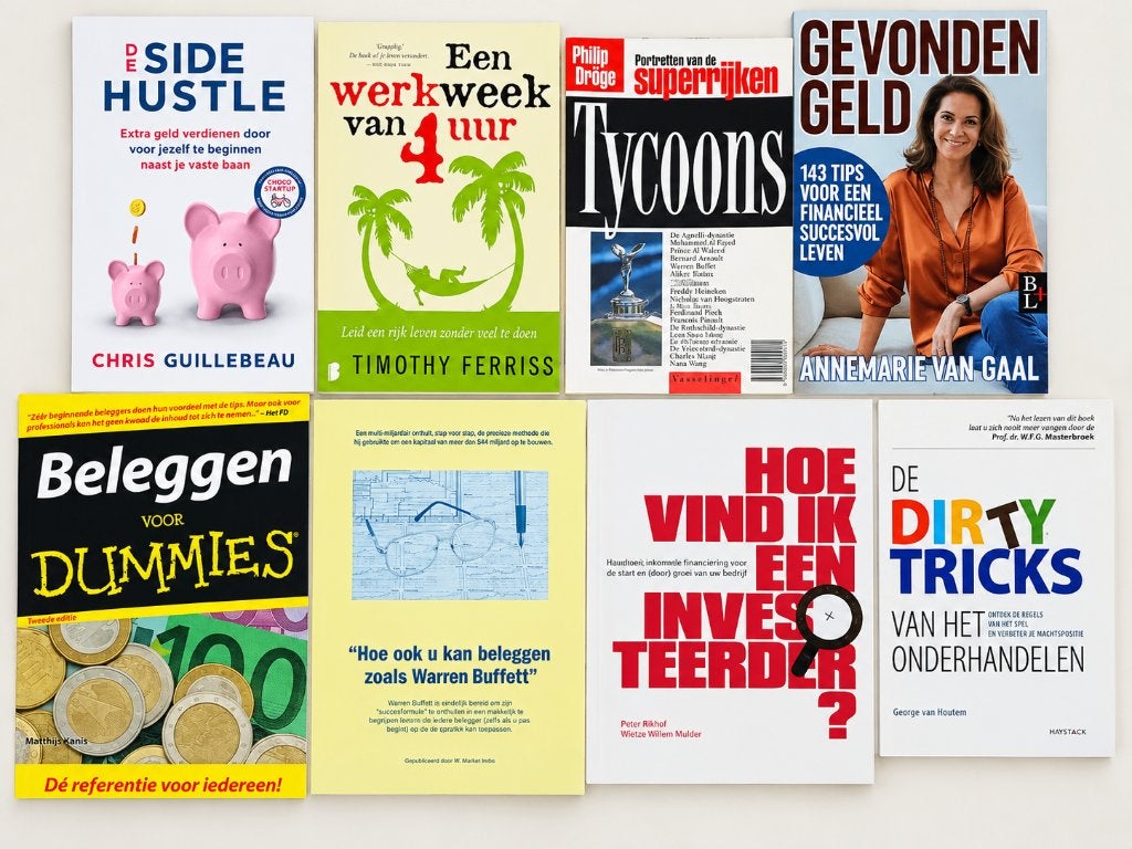 35 boeken over Economie, Beleggen en Sales, zgan, Boeken, Ophalen of Verzenden, Zo goed als nieuw, Overige