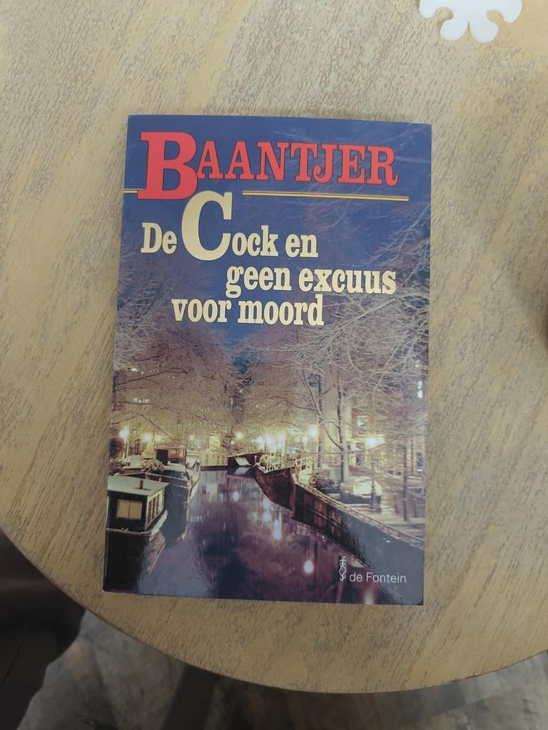 Baantjer: De Cock en geen excuus voor moord, Boeken, Ophalen of Verzenden, Gelezen, A.C. Baantjer