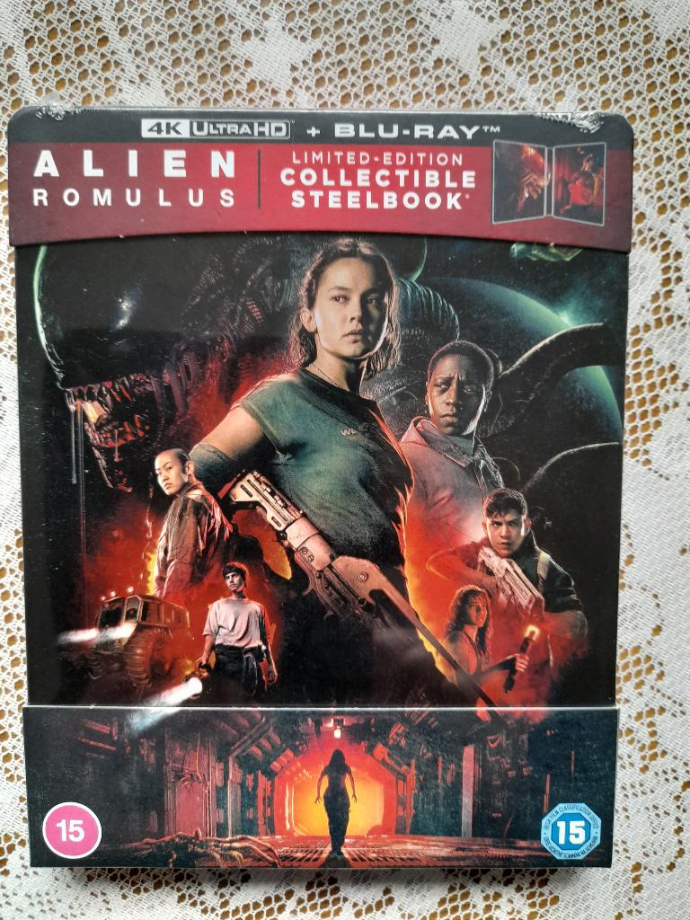 Alien Romulus 4K UK steelbook, Cd's en Dvd's, Blu-ray, Nieuw in verpakking, Science Fiction en Fantasy, Ophalen of Verzenden
