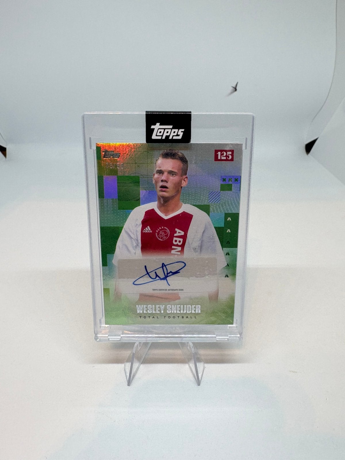 Topps 125 Years Ajax 2025 Wesley Sneijder Autograph /99, Ophalen of Verzenden, Zo goed als nieuw, Plaatje