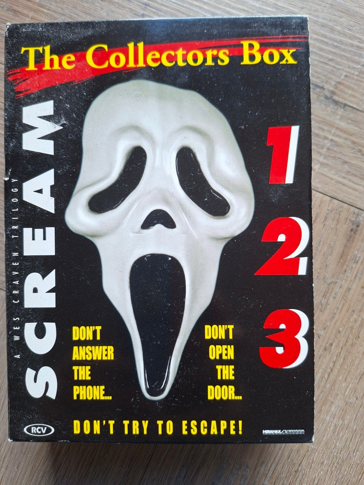 Scream The Collectors Box 1, 2 & 3 - Wes Craven Trilogy, Engels, Vanaf 16 jaar, Ophalen of Verzenden, Zo goed als nieuw