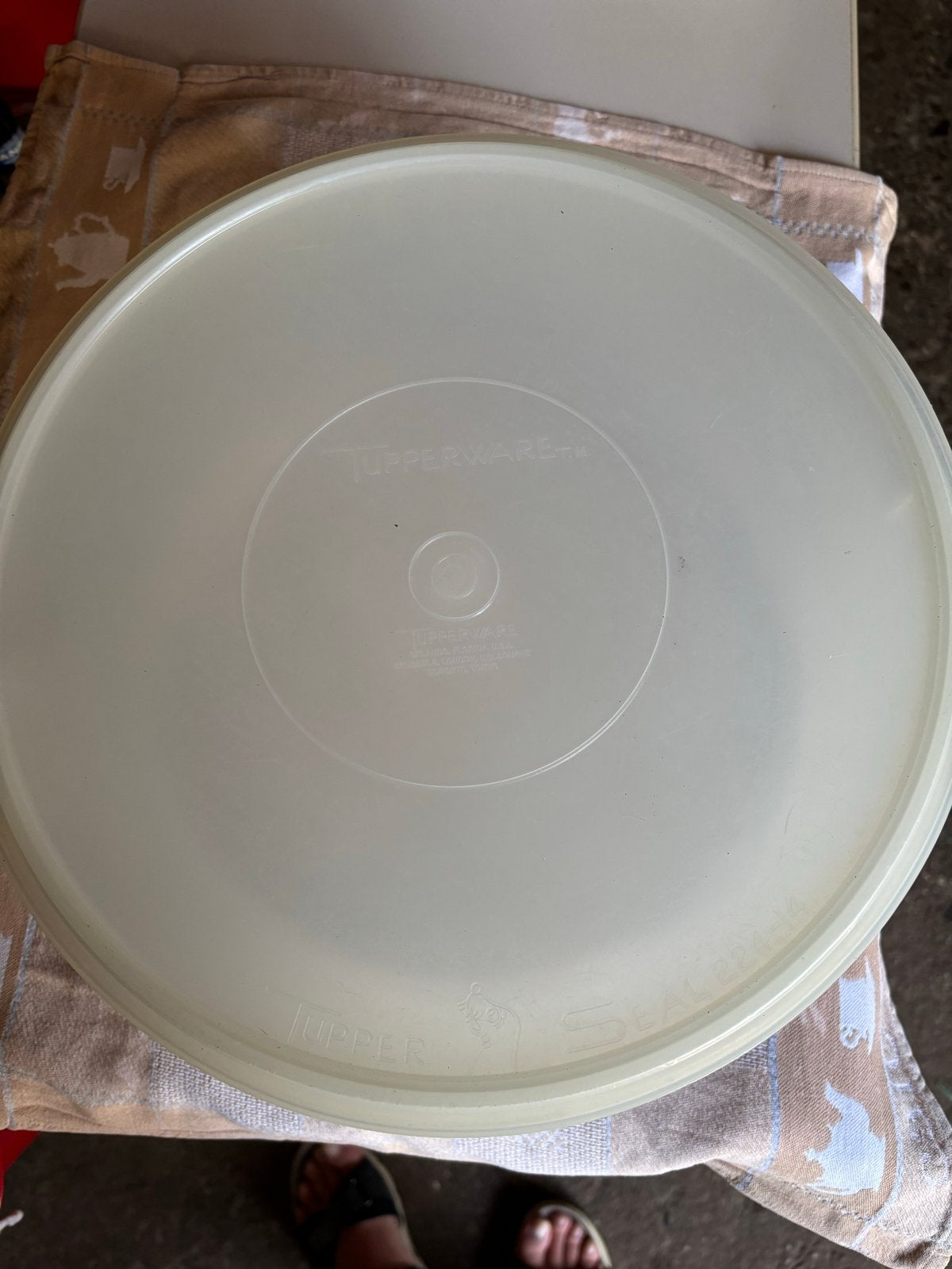 Grote Tupperware Bewaardoos met Deksel(Tupper), Gebruikt, Overige kleuren, Bewaardoos, Luchtdicht