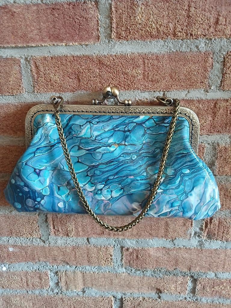 schilderij in de vorm van een tasje, Minder dan 50 cm, Oorspronkelijke maker, Nieuw, Ophalen of Verzenden