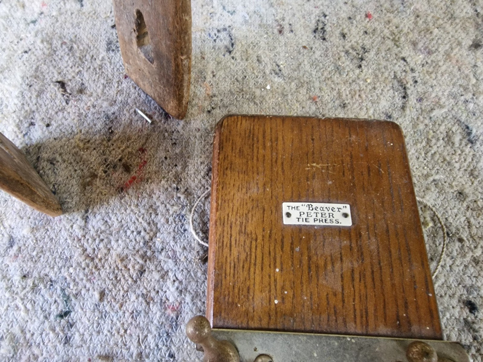 Vintage vijzel en plantenpers (The Beaver), Antiek en Kunst, Ophalen of Verzenden