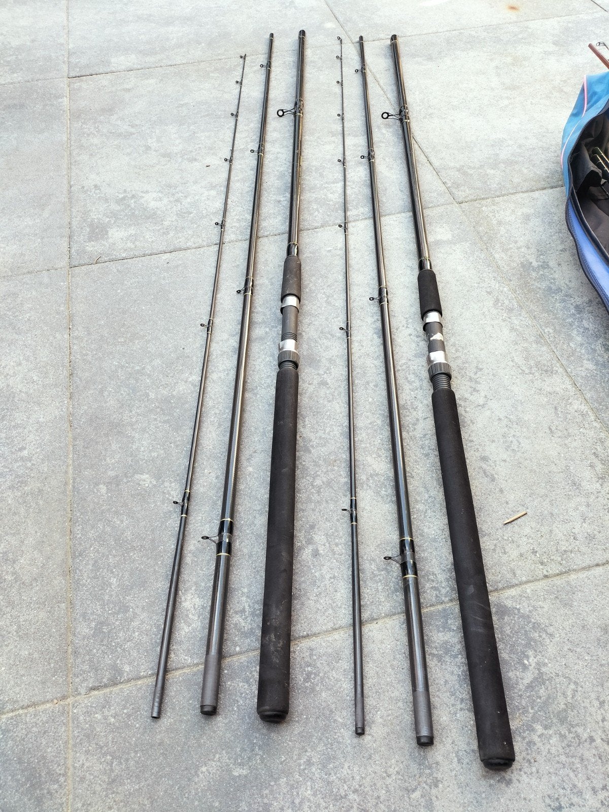 2 x Shakespeare contender match rod 3.9 m, Watersport en Boten, Ophalen, Gebruikt, Werphengel
