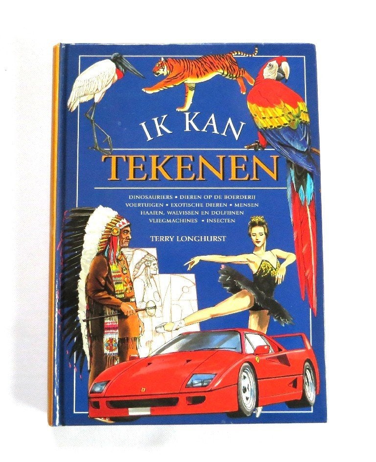Tekenboek M5373: Terry Longhurst - Ik kan tekenen ca. 12 jr, Boeken, Non-fictie, Ophalen of Verzenden, Zo goed als nieuw, Terry Longhurst