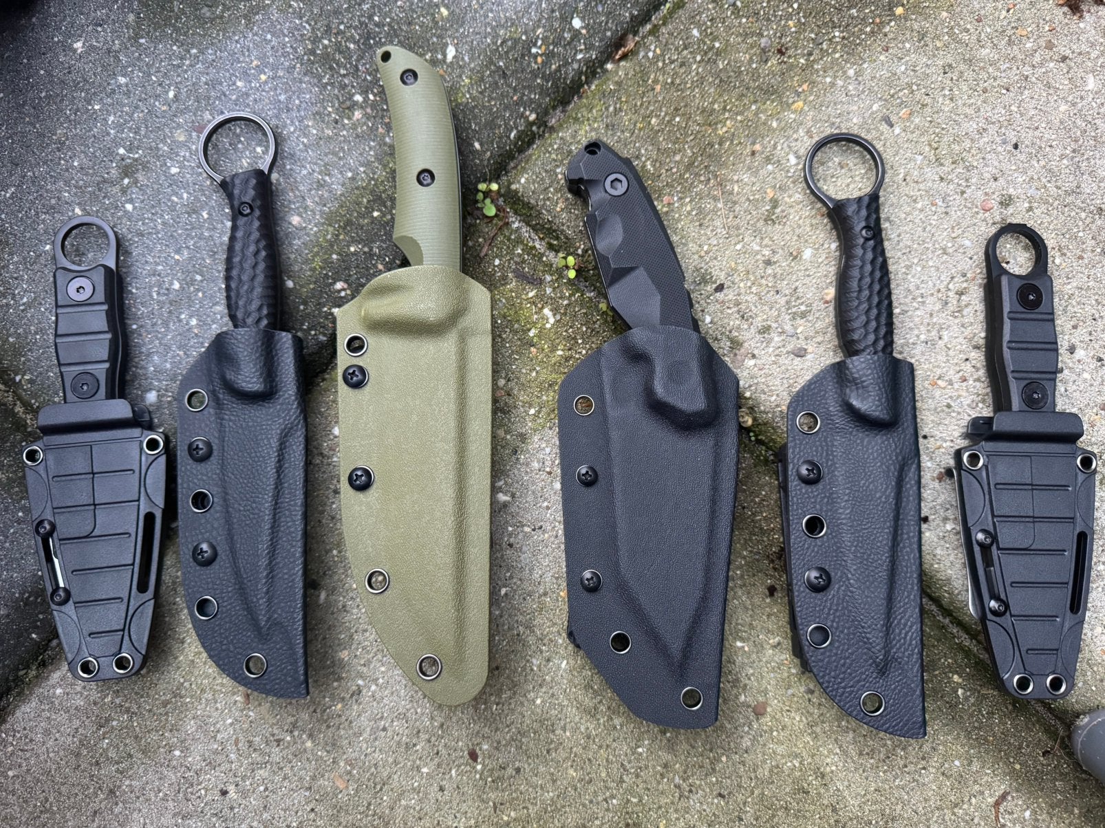 6 stuks outdoor messen survival bushcraft scouting, Verzamelen, Ophalen of Verzenden, Overige soorten, Nederland