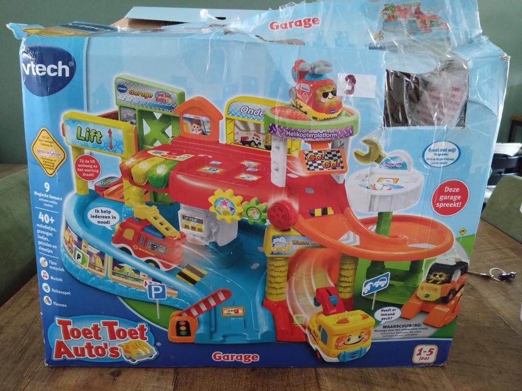 VTech Toet Toet Auto's Garage - Zo goed als nieuw, Ophalen of Verzenden, Zo goed als nieuw, 2 tot 4 jaar