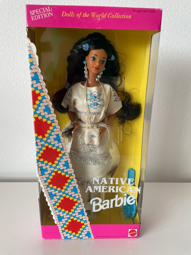 Native American Barbie Dolls of the World-Mattel 1753, NRFB, Ophalen of Verzenden, Nieuw, Fashion Doll