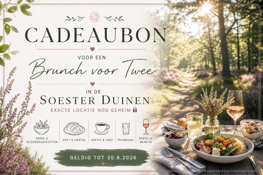 cadeaubon, Twee personen, Cadeaubon, Overige typen