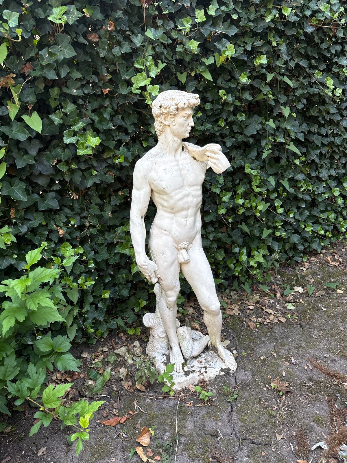 Klassiek tuinbeeld: David en Venus (set), Ophalen, Weerbestendig, Beeld, Man