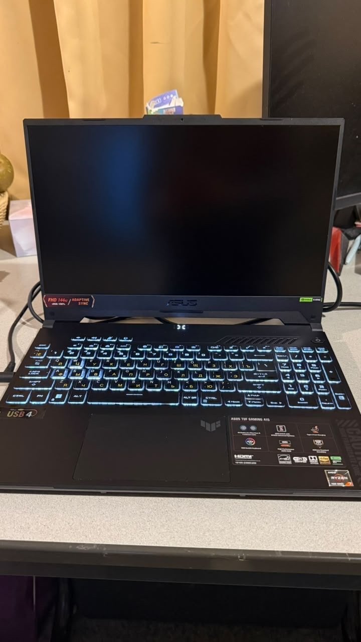 ASUS TUF A15 | RTX 4060 | Ryzen 7 7735HS | 2TB SSD | 16GB, Computers en Software, Ophalen, Met videokaart, Zo goed als nieuw, Gaming
