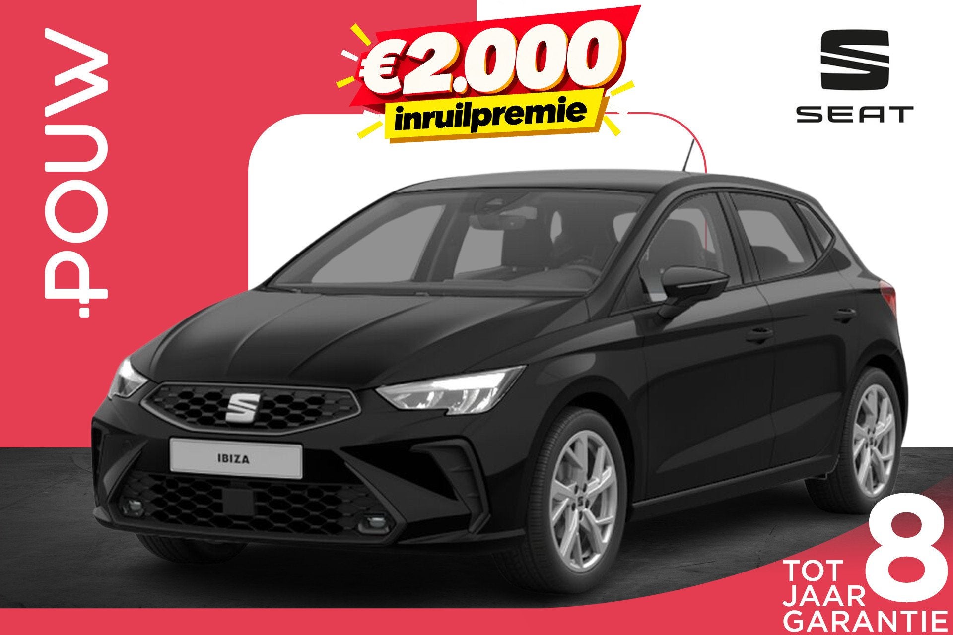 SEAT Ibiza 1.0 EcoTSI 95pk Style | Cruise Control | Multimed, Auto's, Voorwielaandrijving, 12 maanden, Stof, Gebruikt