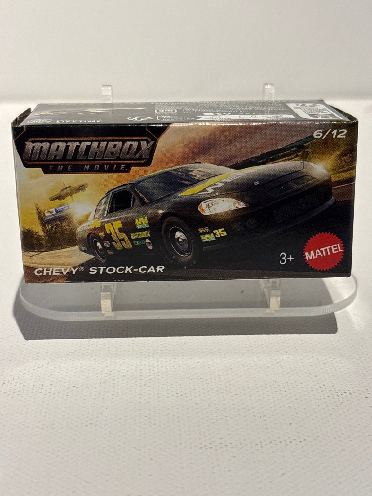 Matchbox The Movie Chevy Stock-Car 6/12 Mattel, Auto, Nieuw, Ophalen of Verzenden, Mattel
