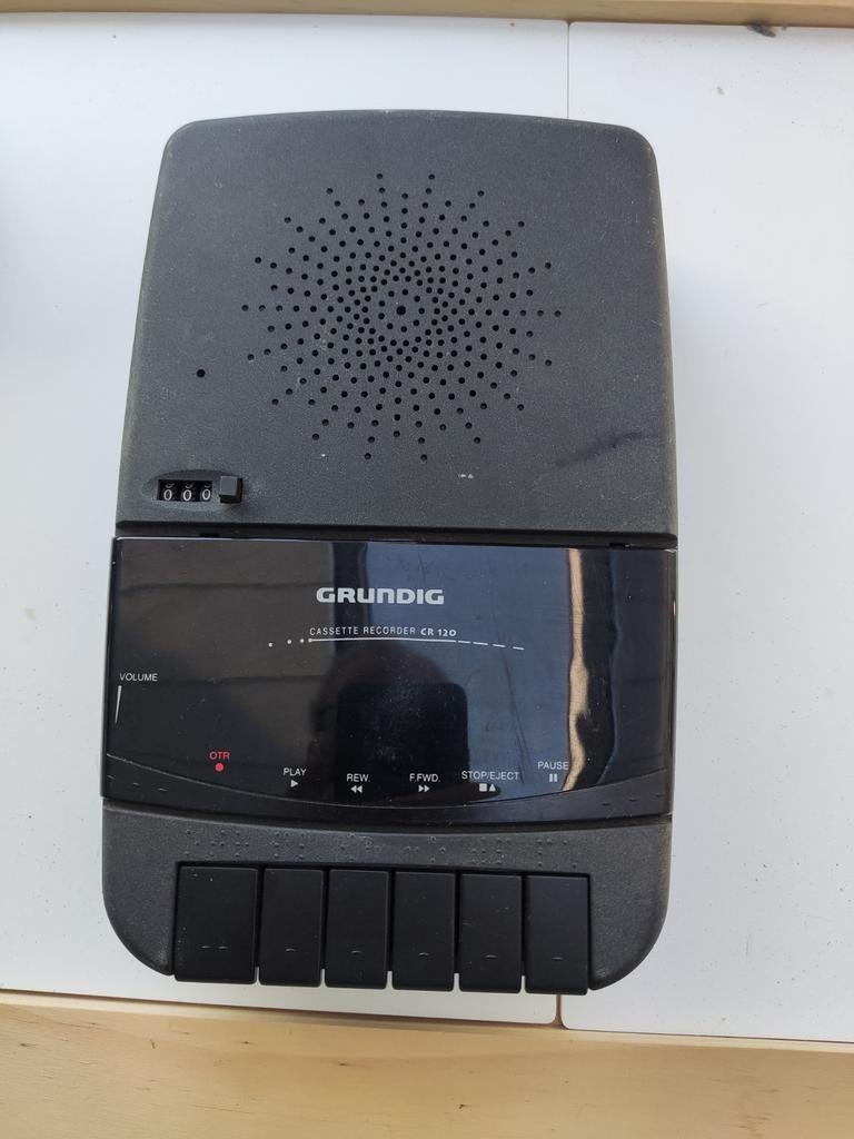 Vintage Grundig cassette recorder CR120., Ophalen of Verzenden