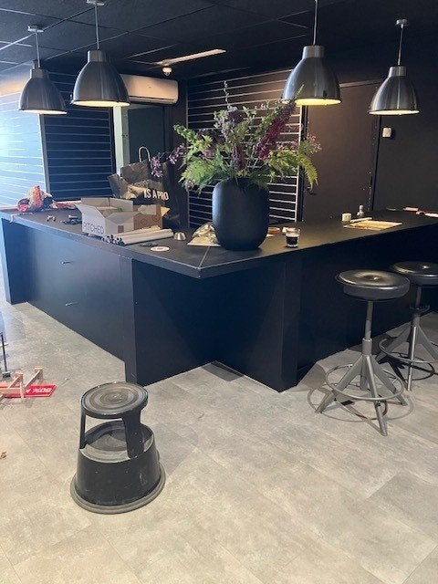 winkel balie, Ophalen