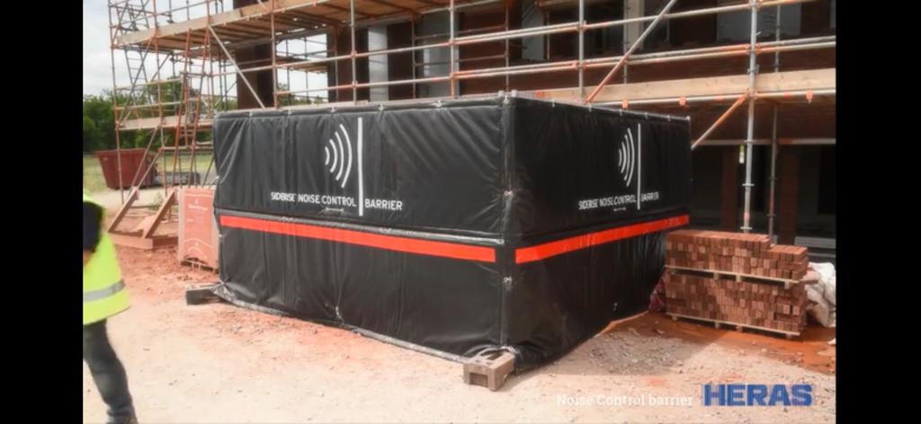 Geluidsdempende bouwhekdoeken Heras - Siderise Noise Control, Ophalen of Verzenden, Gebruikt, Overige typen, Minder dan 2 meter