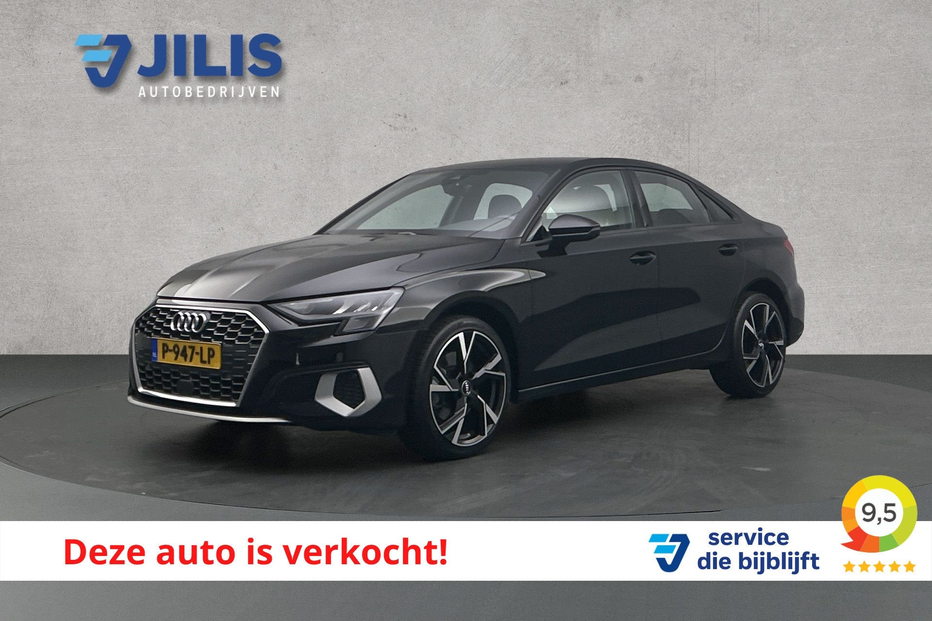 Audi A3 Limousine 30 TFSI Business edition | Stoelverwarming, Stof, Gebruikt, Met garantie (alle), Zwart