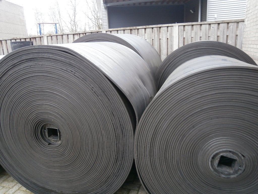 Rubber matten ( transportband ), Ophalen of Verzenden, Gebruikt