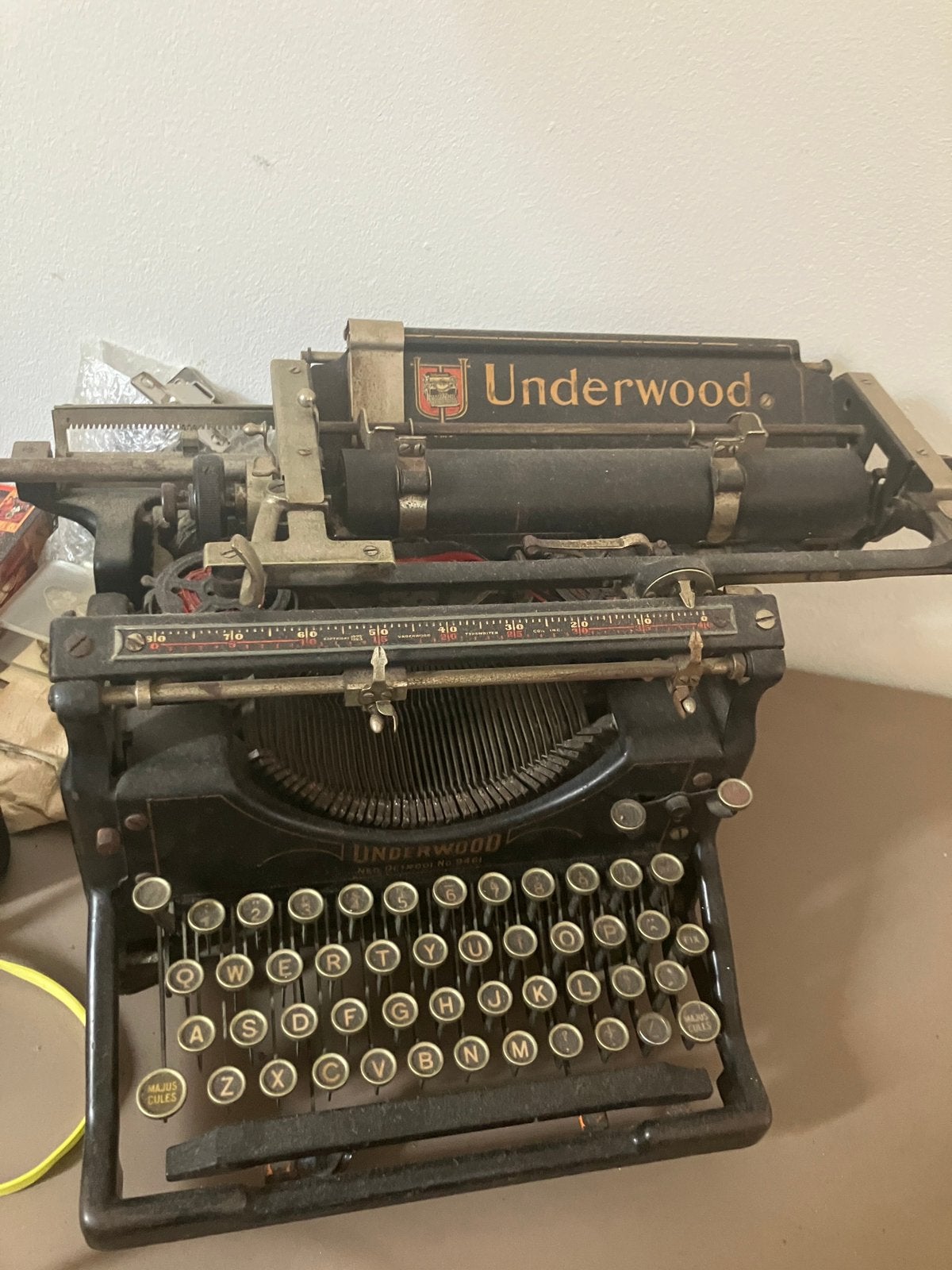 Underwook typemachine, Diversen, Typemachines, Ophalen, Gebruikt