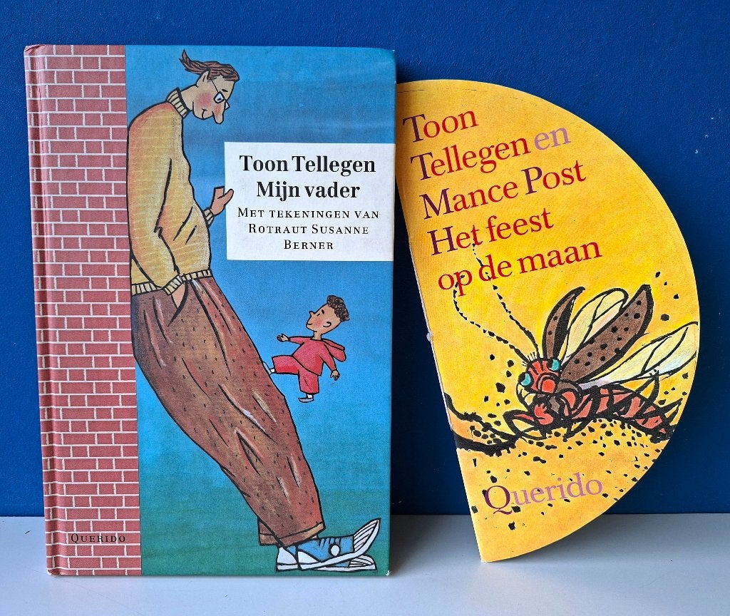 Boeken Toon Tellegen/ Mijn vader & Het feest op de maan, Boeken, Kinderboeken | Jeugd | onder 10 jaar, Ophalen of Verzenden, Gelezen