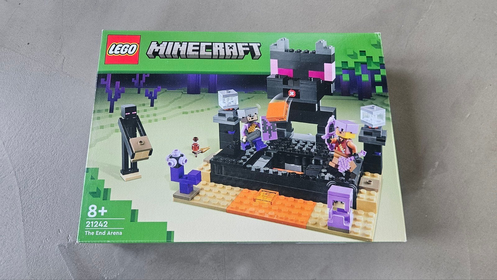 Lego Minecraft 21242 The End Arena, Inclusief instructies, Minecraft, Lego, Ophalen of Verzenden