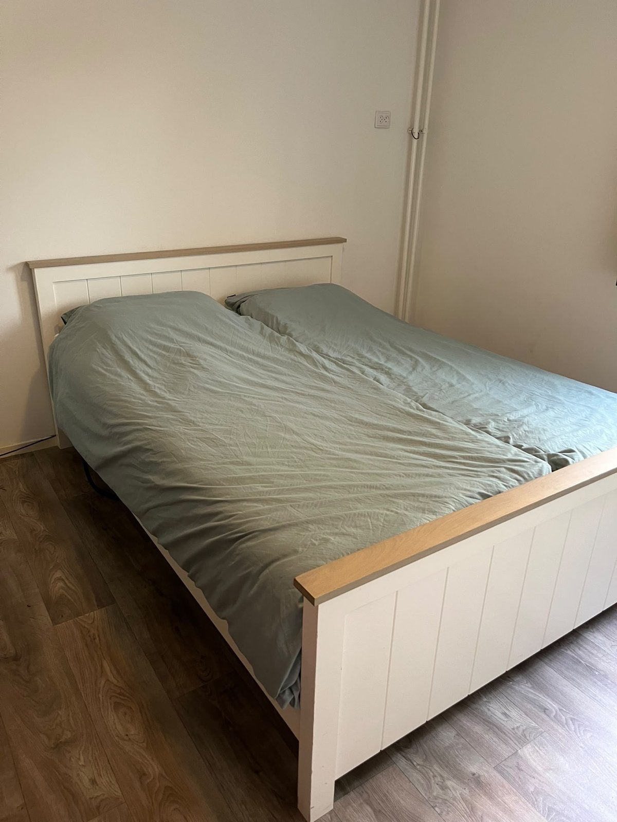 Kwalitatief tweepersoonsbed met elektrische onderstellen, Ophalen, Overige kleuren, Tweepersoons, Overige maten