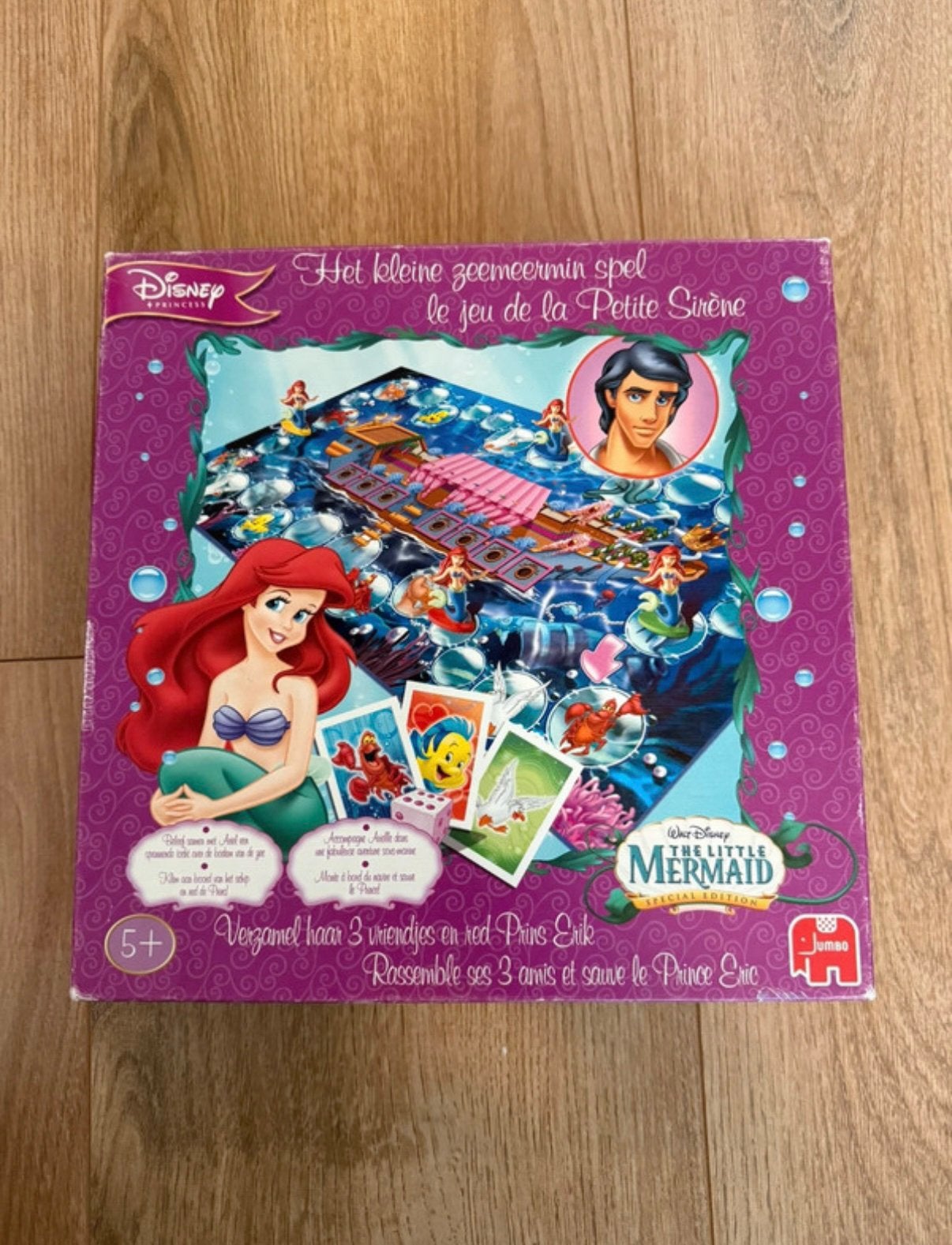 Jumbo Disney Ariel de kleine zeemeermin spel, Een of twee spelers, Ophalen, Gebruikt
