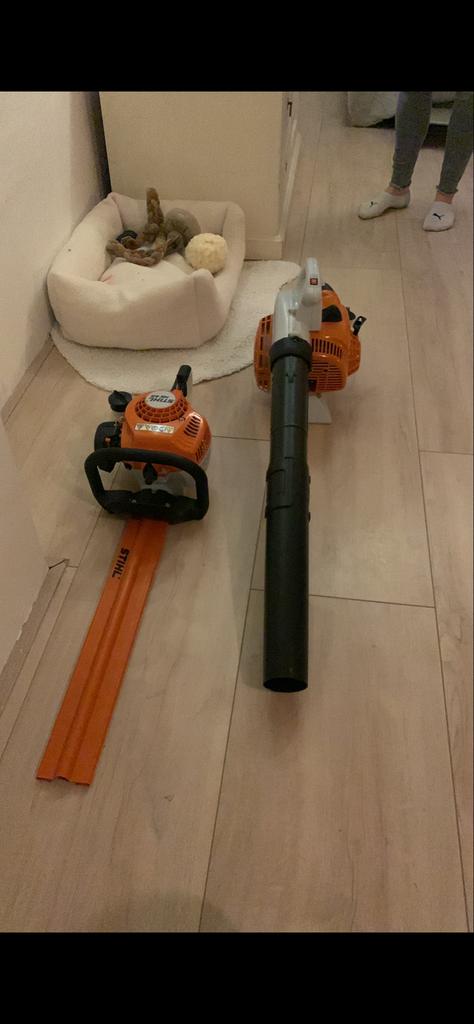 Stihl heggenschaar en handblazer, Tuin en Terras, Ophalen of Verzenden, Nieuw, Benzine