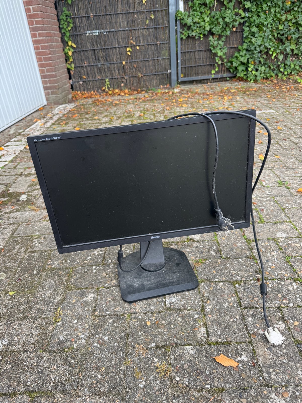 iiyama ProLite B2482HD Monitor - Full HD, Ophalen, Gebruikt, Full HD, VGA