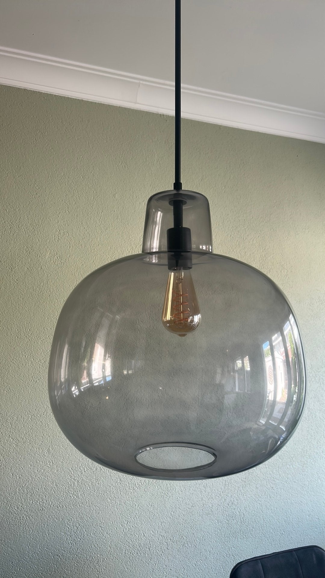 Hanglamp Sjors van Karwei, Ophalen, New vintage style, E27 (groot), Glas