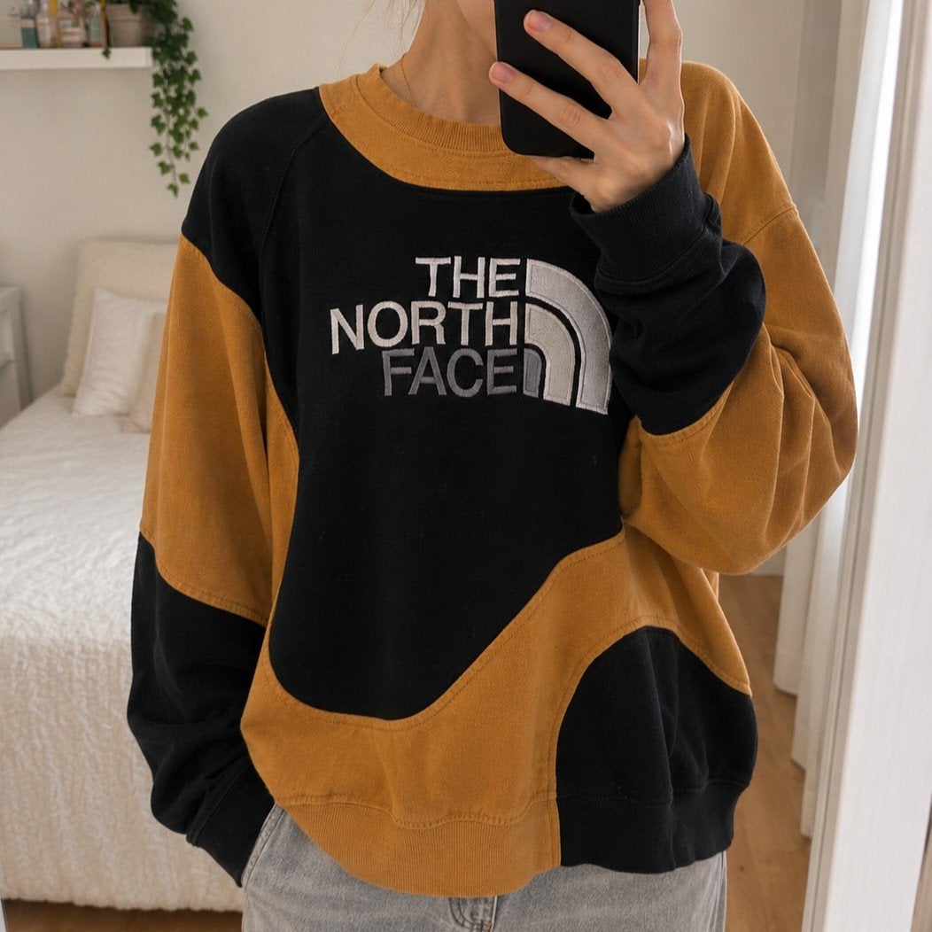 The North Face Reworked Vintage Trui - Zo goed als nieuw, Zwart, Maat 46/48 (XL) of groter, Ophalen of Verzenden, Zo goed als nieuw