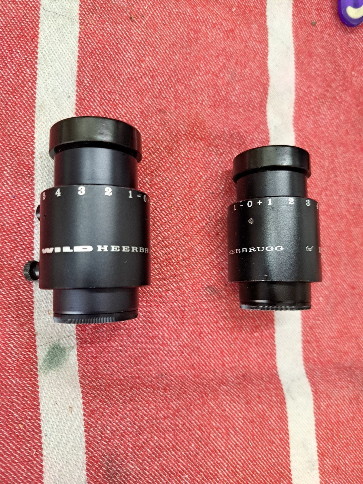 Wild Heerbrugg Oculairs 20x/11 - Microscoop Onderdelen, Audio, Tv en Foto, Optische apparatuur | Microscopen, Ophalen of Verzenden