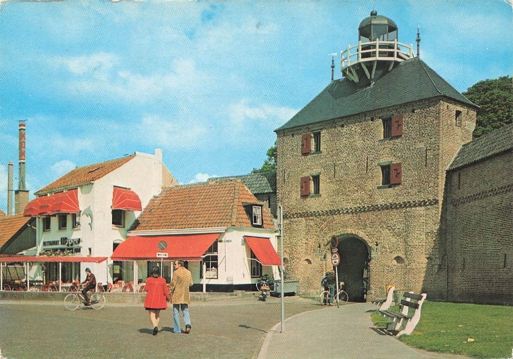 Harderwijk, Vispoort, Ophalen of Verzenden, 1980 tot heden, Gelopen, Gelderland