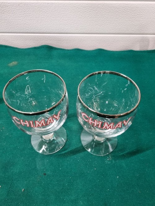 Bierglas chimay (1 verkocht), Ophalen of Verzenden, 'T Olde Gre-j, Info@toldegrej.nl, Endepoelstraat 20f Didam