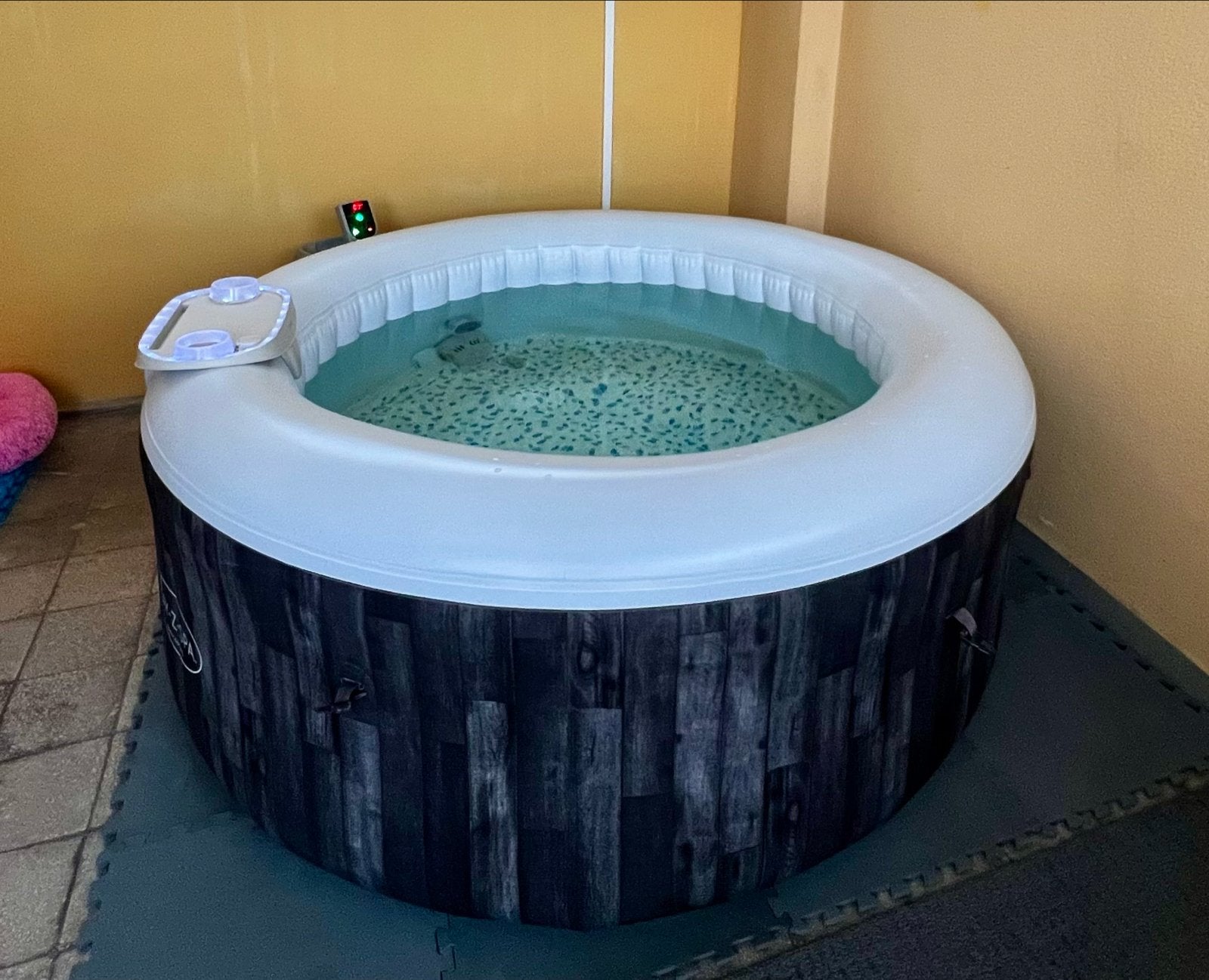 Lay-Z-SPA Bahamas Opblaasbare jacuzzi, Ophalen of Verzenden, Zo goed als nieuw, Filter, Opblaasbaar