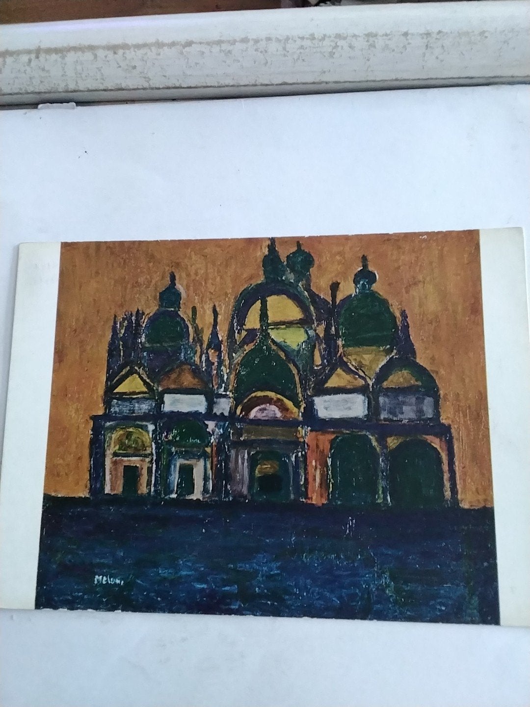 Vintage Ansichtkaart Gino Meloni - San Marco, Venetië (1953), Ophalen of Verzenden, 1940 tot 1960, Ongelopen