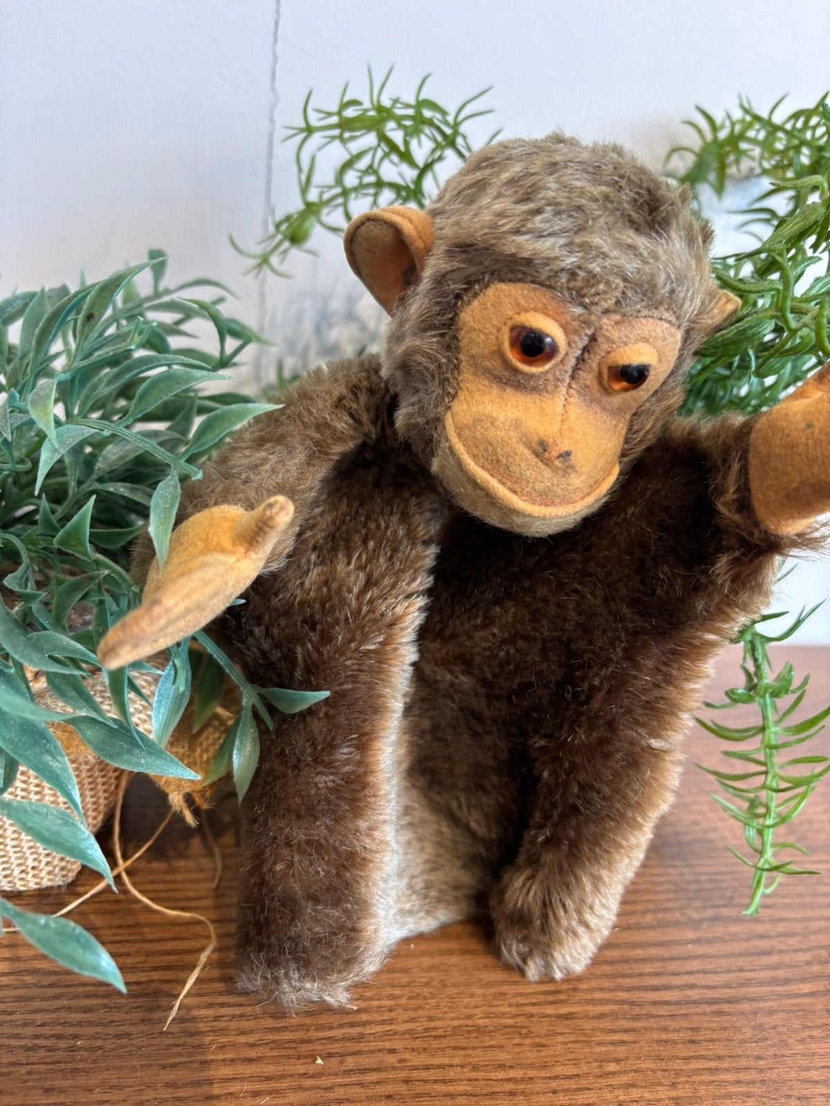 Steiff vintage apenhandpop, 1959-1964., Verzenden