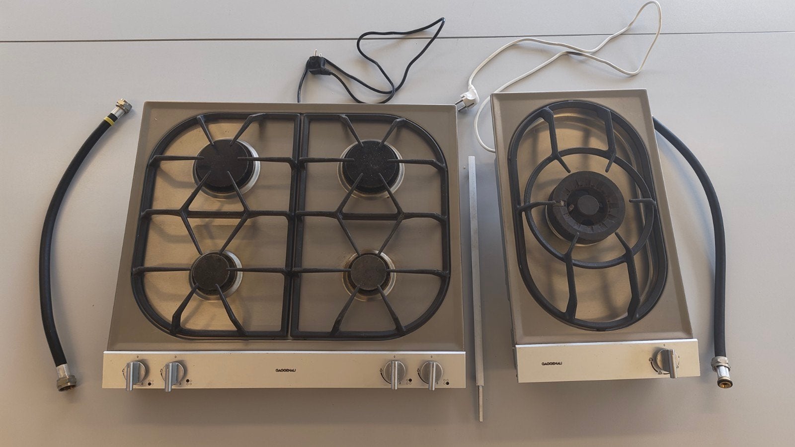 Gaggenau VG 231231 en KG 260234 NL gasbranders, Ophalen, Gebruikt, 60 cm of meer, Inbouw
