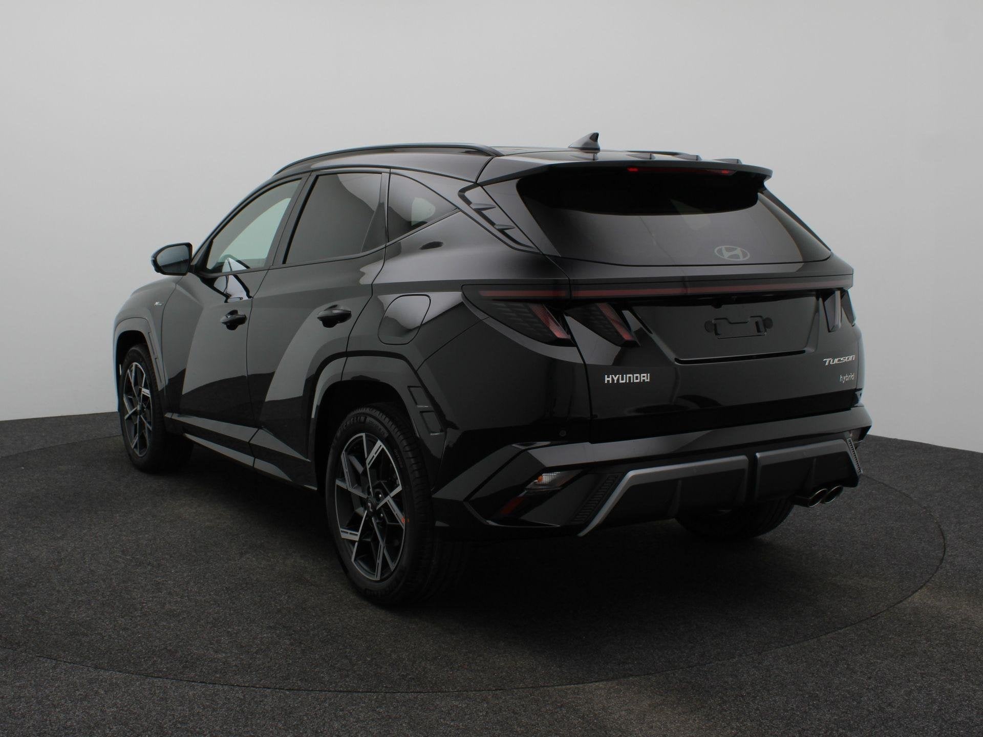 Hyundai Tucson 1.6 T-GDI HEV N Line | Stoel -en stuurverwarm, Auto's, 238 pk, 4 cilinders, Zwart, Bedrijf