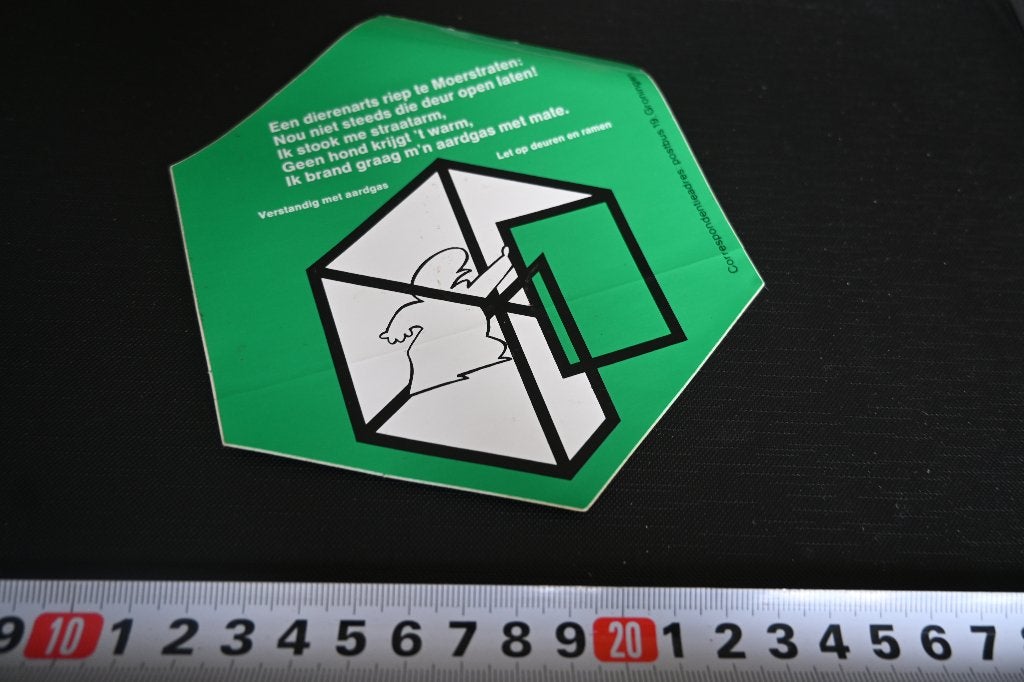 sticker Groningen Aardgas  Dierenarts Moerstraten, Ophalen, Zo goed als nieuw