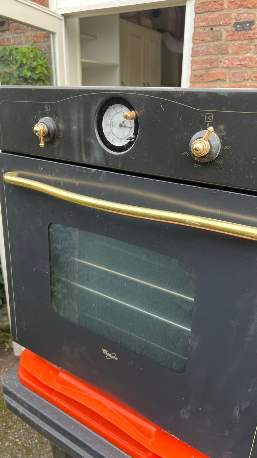 Whirlpool inbouw oven met grill - Gebruikt, Whirlpool, Gebruikt, 60 cm of meer, Ophalen of Verzenden