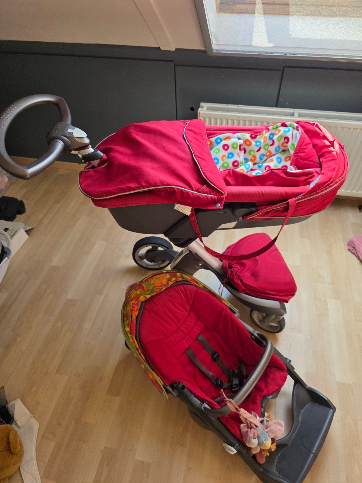 Stokke Xplory Combiwagen - Compleet met Reiswieg en Zitje, Ophalen, Gebruikt, Overige merken, Met reiswieg