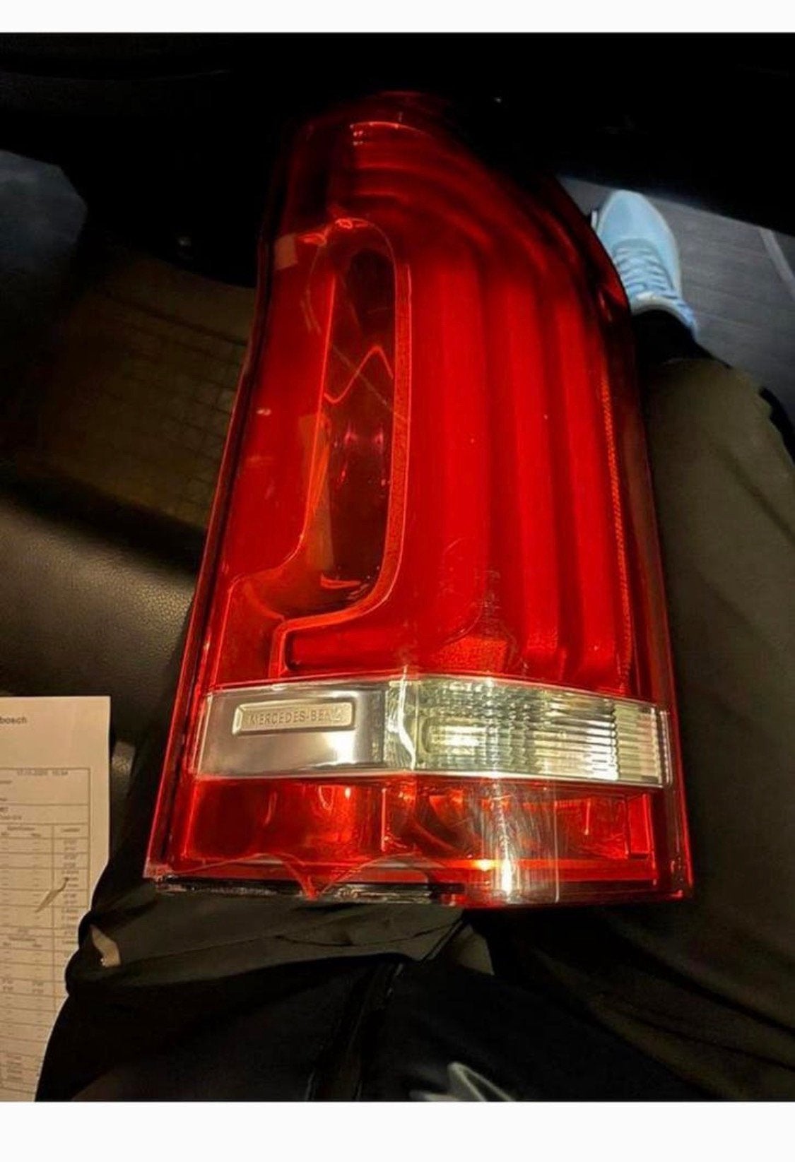 Achterlicht vito 2019, Ophalen